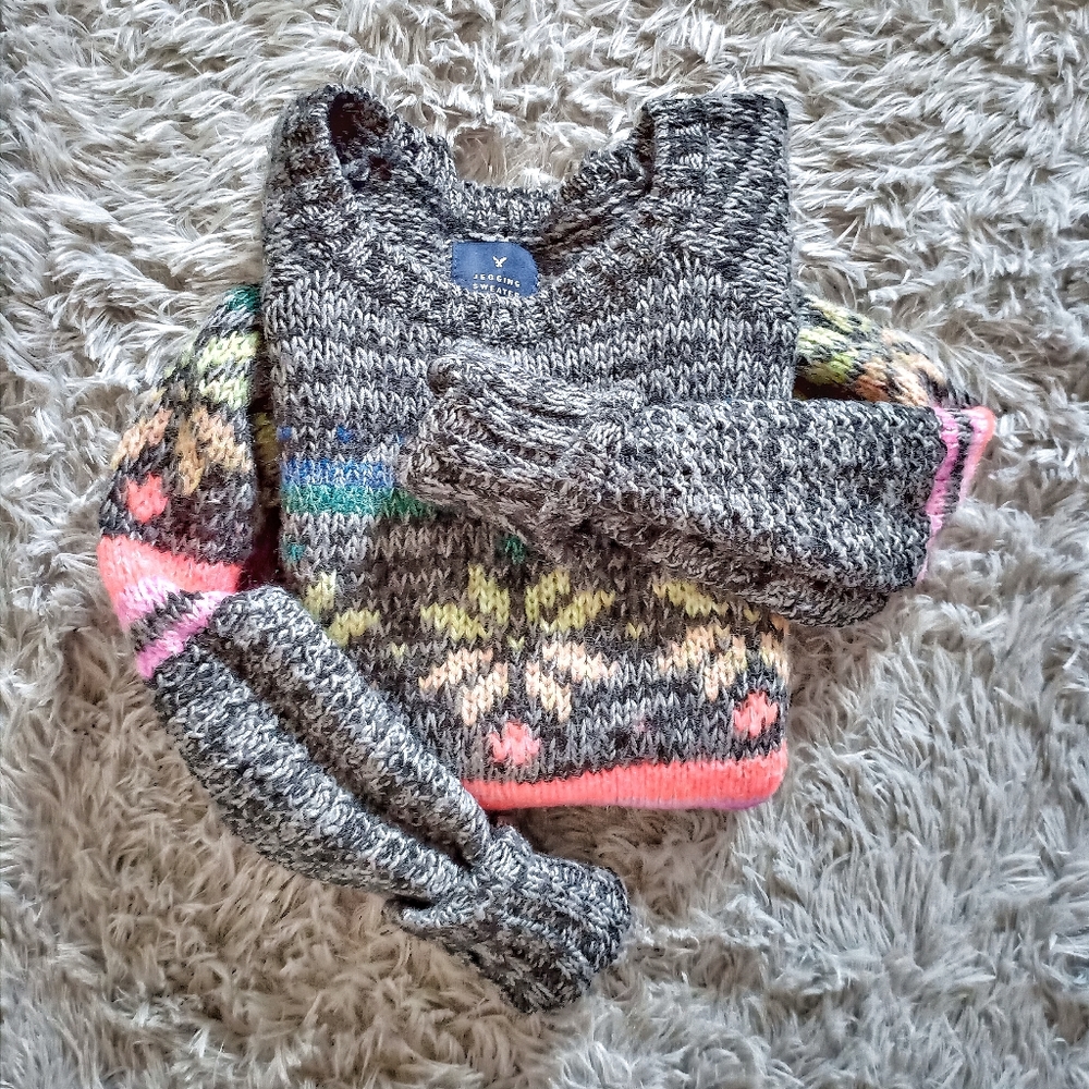 American Eagle Jegging Knit Sweater XS